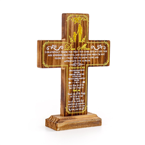 Wooden Cross Tabletop Wood Cross Standing | Wall Crosses | Mother Gift